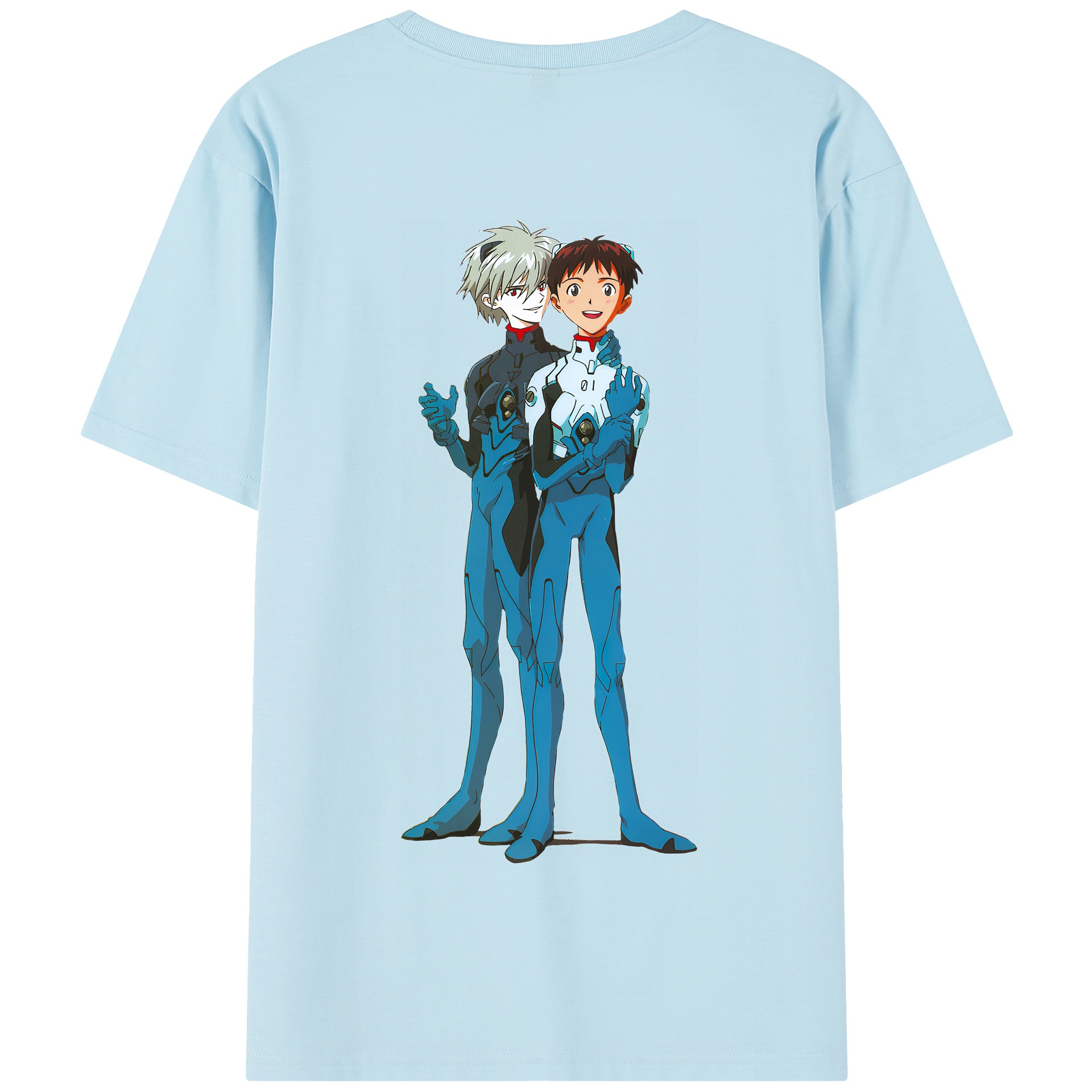 （画像用） EVA 新世紀エヴァンゲリオン 綿100％半袖Tシャツ（背面プリント）